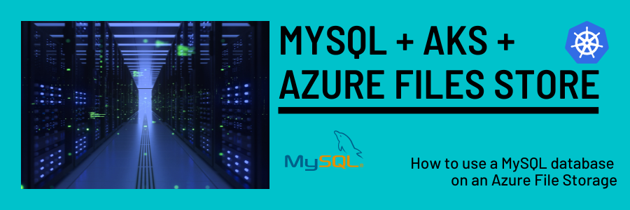 How to install MySQL on an Azure Files Storage